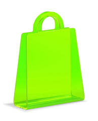 Purse Magazine Rack Transparent Green by Zuo Modern | 401166