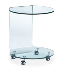 Mission Side Table Tempered Glass by Zuo Modern | 404112