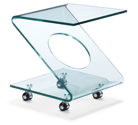 Legacy Side Table Tempered Glass by Zuo Modern | 404113