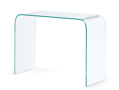 Mecca Console Table Tempered Glass by Zuo Modern | 404128