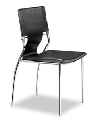Trafico Dining Chair Black by Zuo Modern | 404131