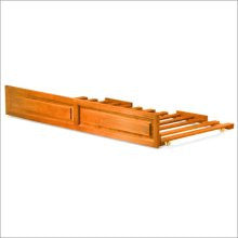 Atlantic Furniture 67207 Raised Panel Trundle Twin Caramel Latte