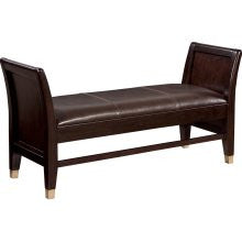 Howard Miller 950139CH Bed Bench in Chocolate