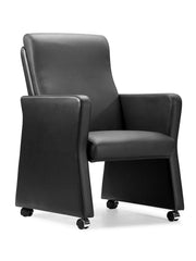 Burl Conference Chair Black by Zuo Modern | 500055