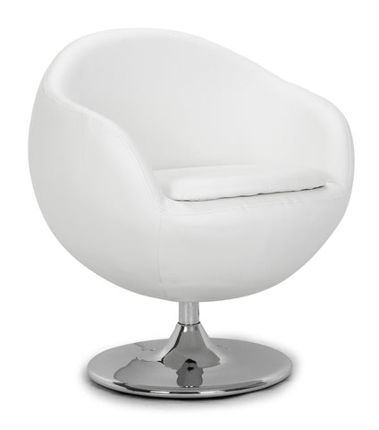 Bounce Chair White by Zuo Modern | 500062