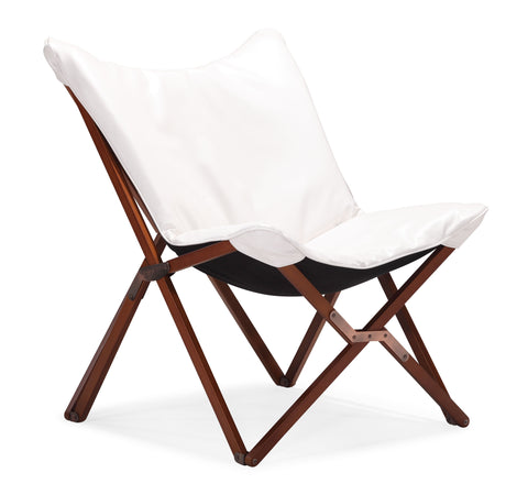 Draper Lounge Chair White by Zuo Modern | 500068