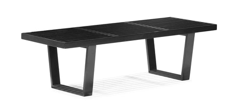 Heywood Double Bench Black by Zuo Modern | 500116