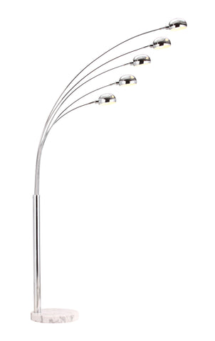 Cosmic Floor Lamp Chrome by Zuo Modern | 50014