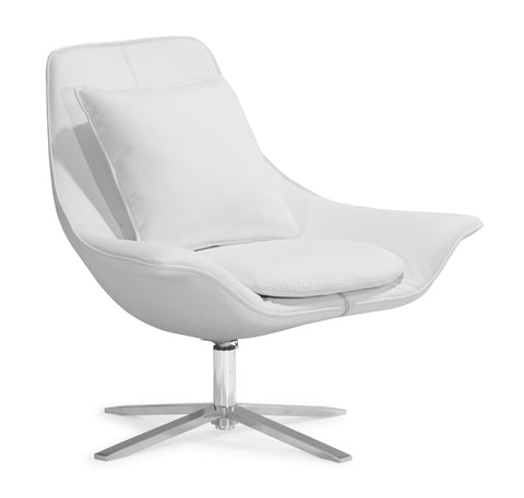 Vital Lounge Chair White by Zuo Modern | 500155