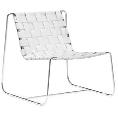 Prospect Park Lounge Chair White by Zuo Modern | 500161