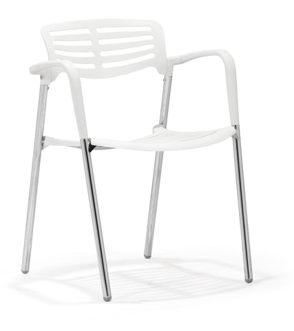 Scope Dining Chair White by Zuo Modern | 500163
