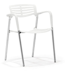 Scope Dining Chair White by Zuo Modern | 500163