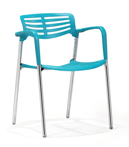 Scope Dining Chair Blue by Zuo Modern | 500165