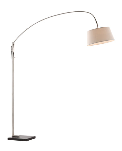 Alpha Floor Lamp Beige by Zuo Modern | 50020