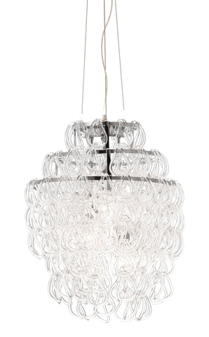 Cascade Ceiling Lamp Clear by Zuo Modern | 50030