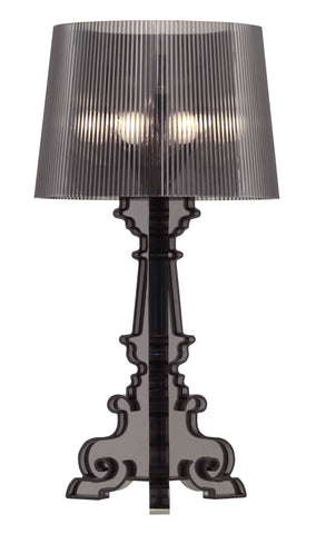 Salon L Table Lamp Translucent Black by Zuo Modern | 50041