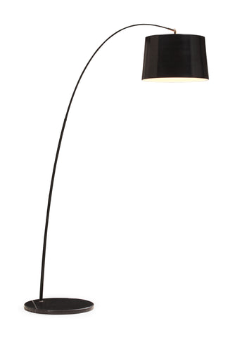 Twisty Floor Lamp Black w/ Black Base by Zuo Modern | 50061
