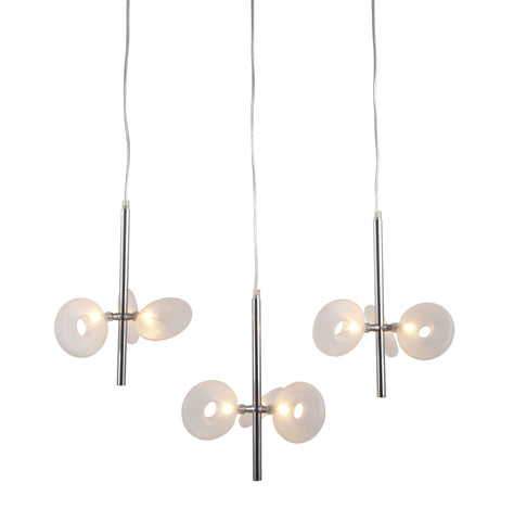 Twinkler Ceiling Lamp Chrome by Zuo Modern | 50076