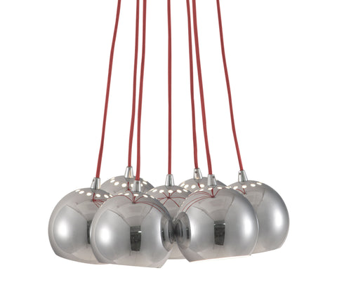 Kalise Ceiling Lamp Red by Zuo Modern | 50097
