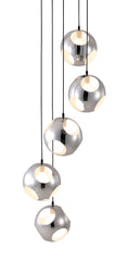 Meteor Shower Ceiling Lamp Chrome by Zuo Modern | 50102