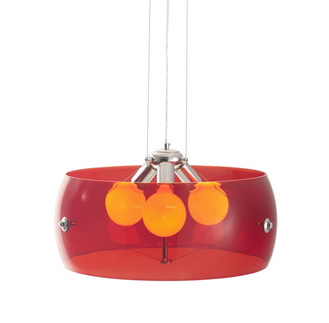 Asteroids Ceiling Lamp Red by Zuo Modern | 50107