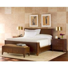 Brownstone Mercer Shelter Bed Queen Brown Sienna