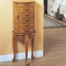 Monarch Oak Jewelery Armoire