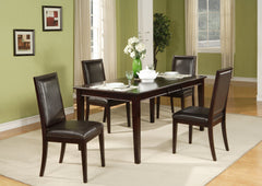 JACKSON FAUX LEATHER SIDE CHAIRS by Alpine Furniture | 641-03
