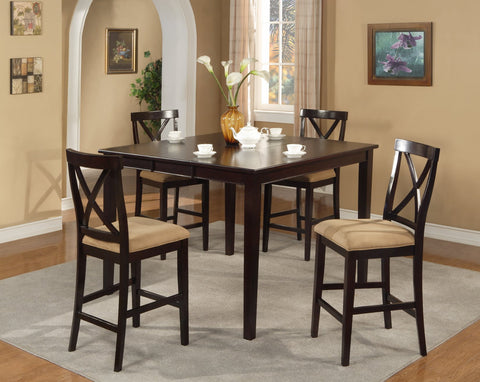 JACKSON PUB CHAIRS W/ MICROFIBER CUSHION by Alpine Furniture | 652-02