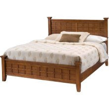 Home Styles Arts and Crafts Queen bed, Cottage Oak