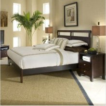 Lifestyle Dominique Cal King Platform Bed in Cappuccino