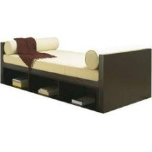 Lifestyle Solutions BG-BRB-FLB-SET-2 Barbados Day Bed with Under Bed Shelf Unit in Size Full