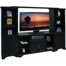 Legends Furniture Newport Entertainment Center in Black