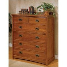 Mastercraft Collections Prairie Mission 6 Drawer Chest