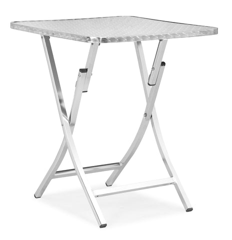 Bard Folding Table Aluminum by Zuo Modern | 700603