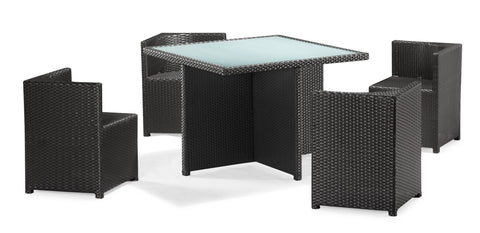 Turtle Beach Table Set Espresso by Zuo Modern | 701148