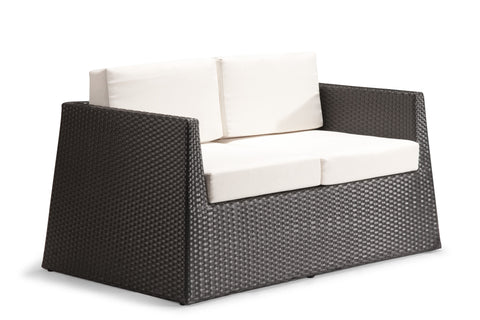 Tulum Love Seat Espresso by Zuo Modern | 701171