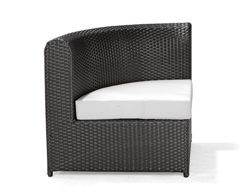 Ipanema Round Corner Espresso by Zuo Modern | 701371