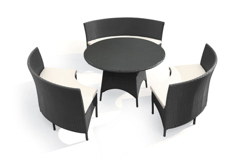 San Sebastian Table Set Espresso by Zuo Modern | 701389