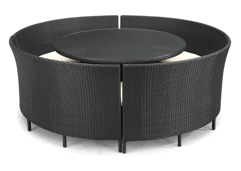 La Barrosa Table Set Espresso by Zuo Modern | 701390