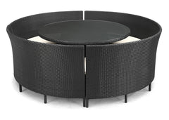 La Barrosa Table Set Espresso by Zuo Modern | 701390