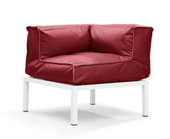 Copacabana Corner Red by Zuo Modern | 701813