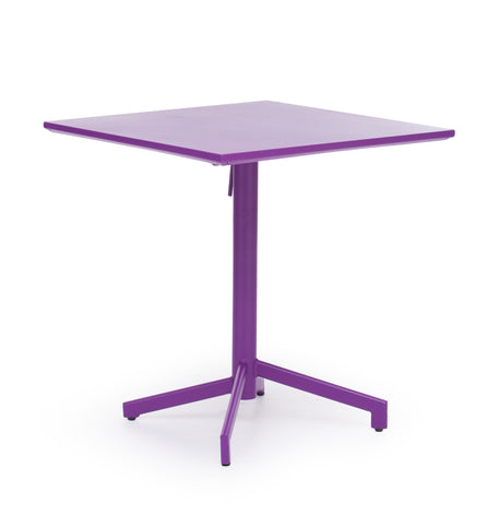 Big Wave Folding Square Table Purple by Zuo Modern | 703041
