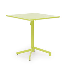 Big Wave Folding Square Table Lime by Zuo Modern | 703042