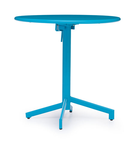 Big Wave Folding Round Table Aqua by Zuo Modern | 703048