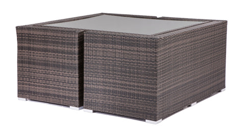 Deep Water Loveseat Dining Set Brown by Zuo Modern | 703065