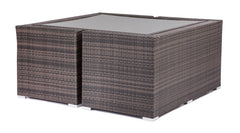 Deep Water Loveseat Dining Set Brown by Zuo Modern | 703065