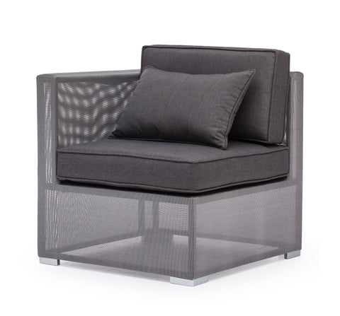 Clear Water Bay Corner Gray by Zuo Modern | 703080