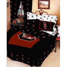 College Covers South Carolina Gamecocks Bedding Comforter & Sham Set