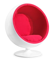MIB Lounge Chair Red by Zuo Modern | 800002